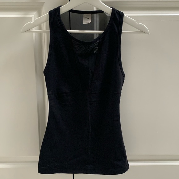 Aritzia TNA Black Mesh Top Size XS - Picture 1 of 6
